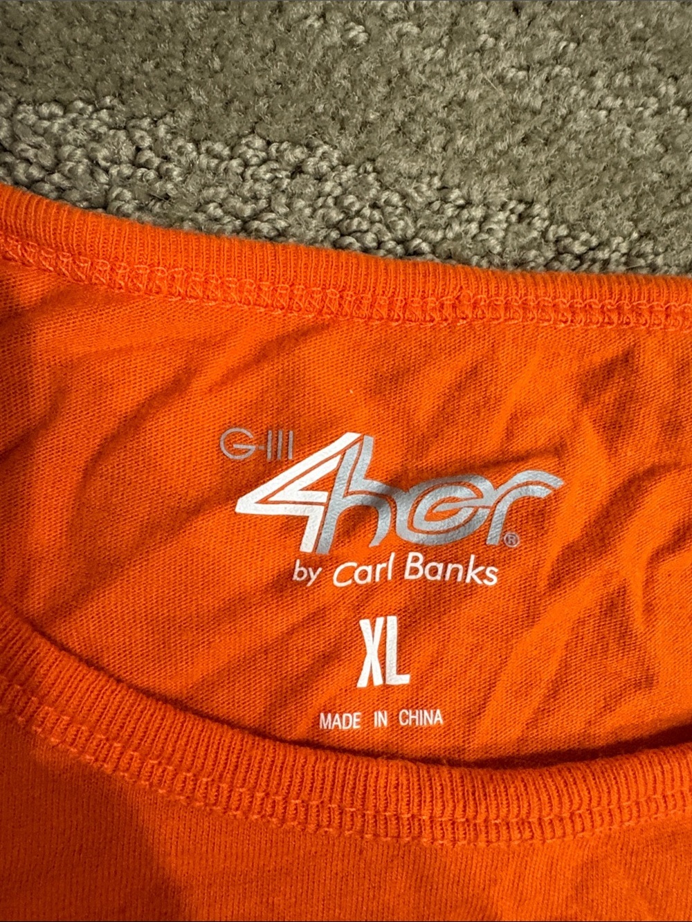 Edmonton Oilers "Because It's the Cup" Orange Tee - Picture 3 of 3